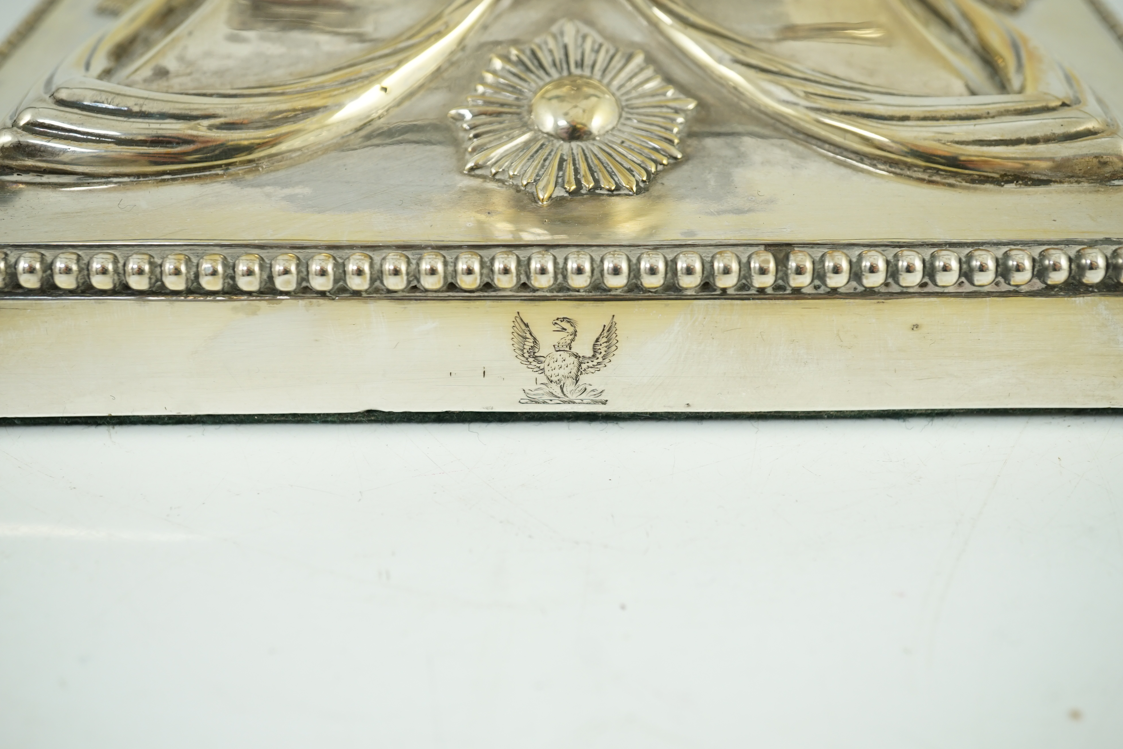 A good Victorian silver four branch, five light candelabrum, by R & S Garrard & Co